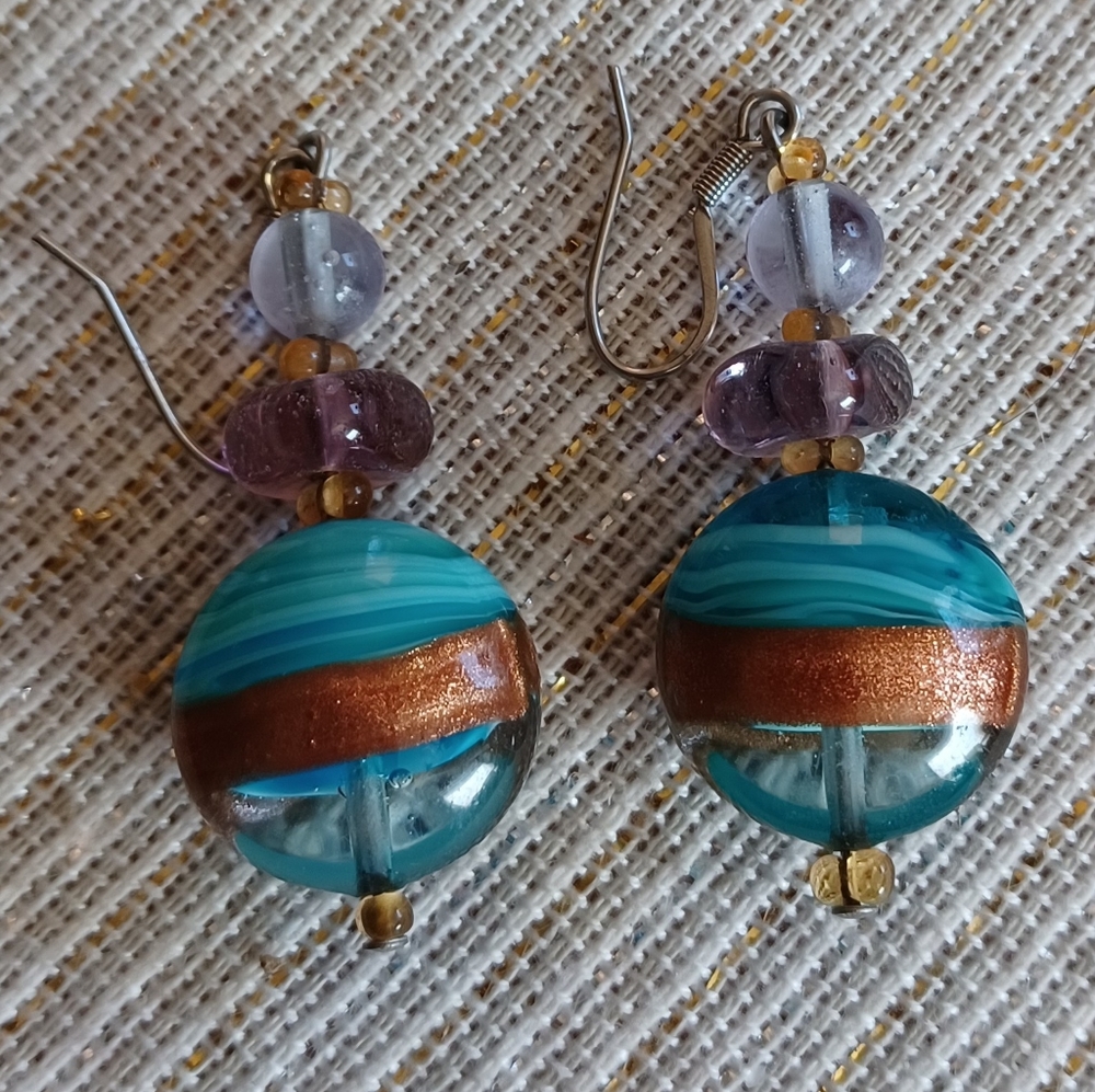 Italian Murano Earrings